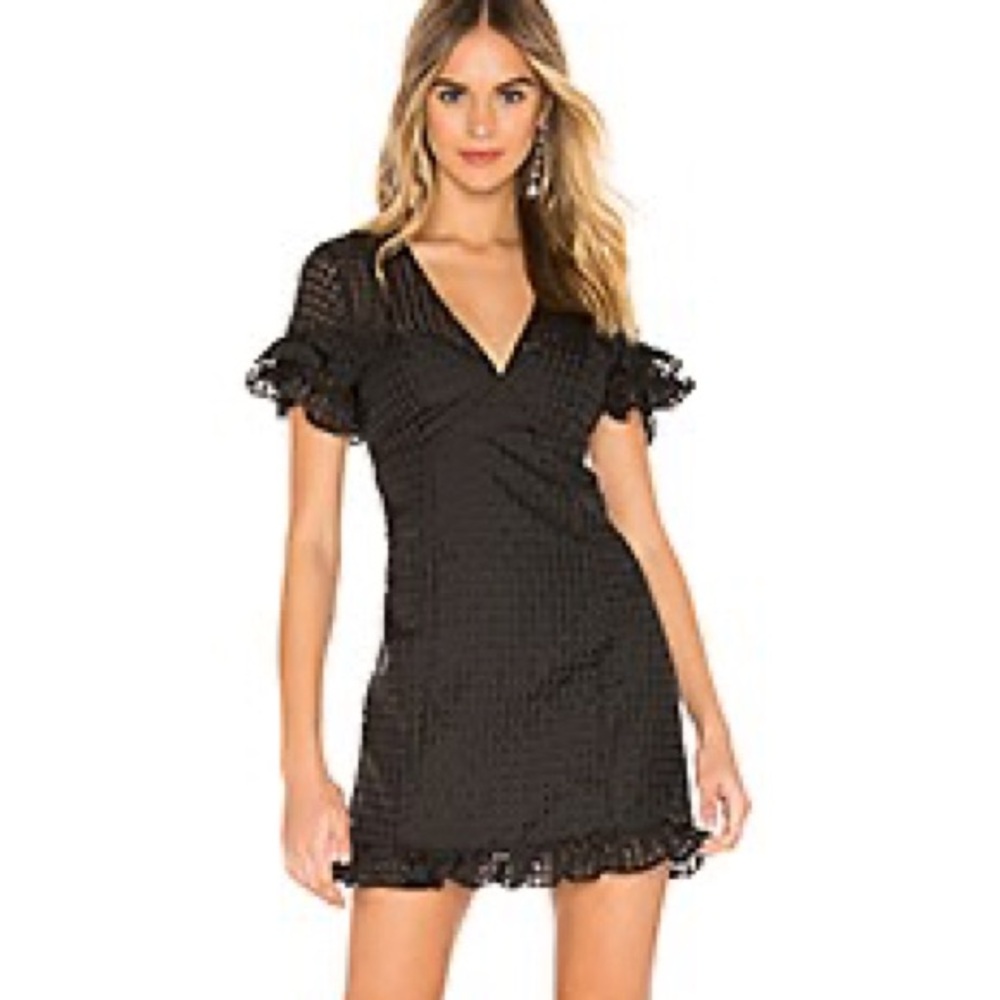 NWOT BCBG Generation Black Fit Flare Minidress
